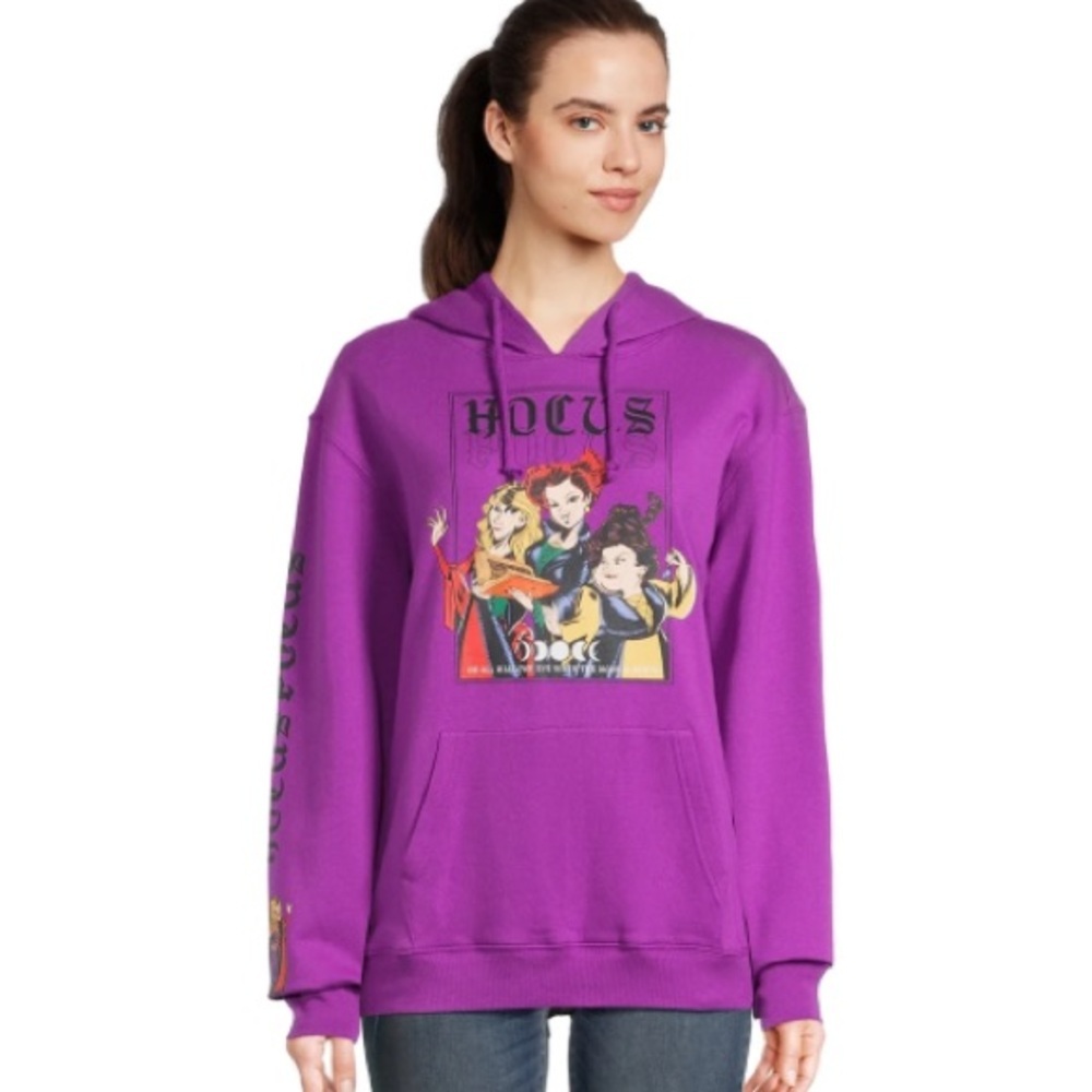 Disney Hocus Pocus Junior Size M (7-9) Knit Top Hocus Pocus Hoodie